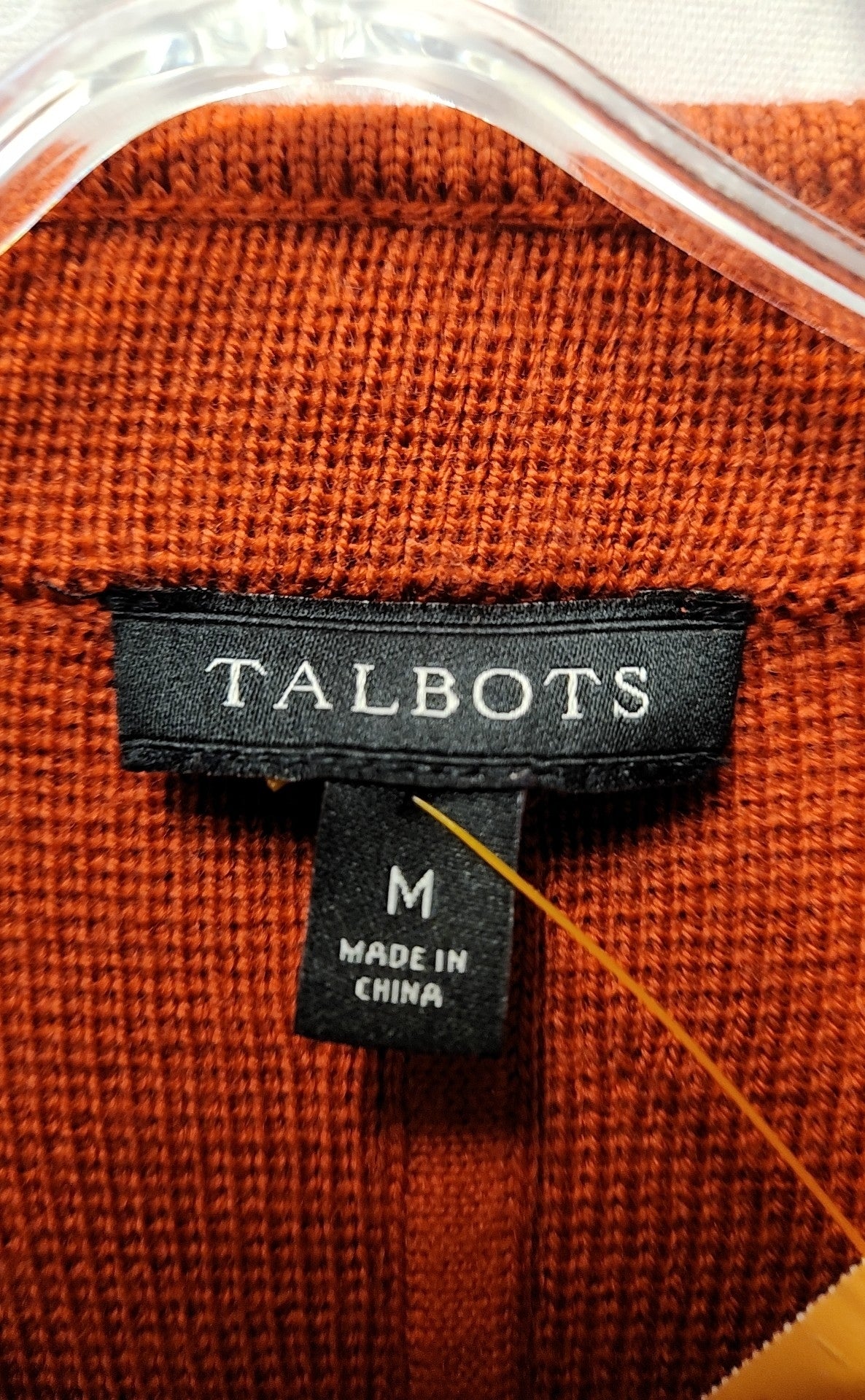 Talbots Women's Size M Red Cardigan