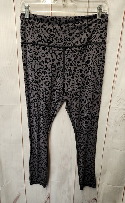 Athleta Women's Size L Gray Animal Print Leggings