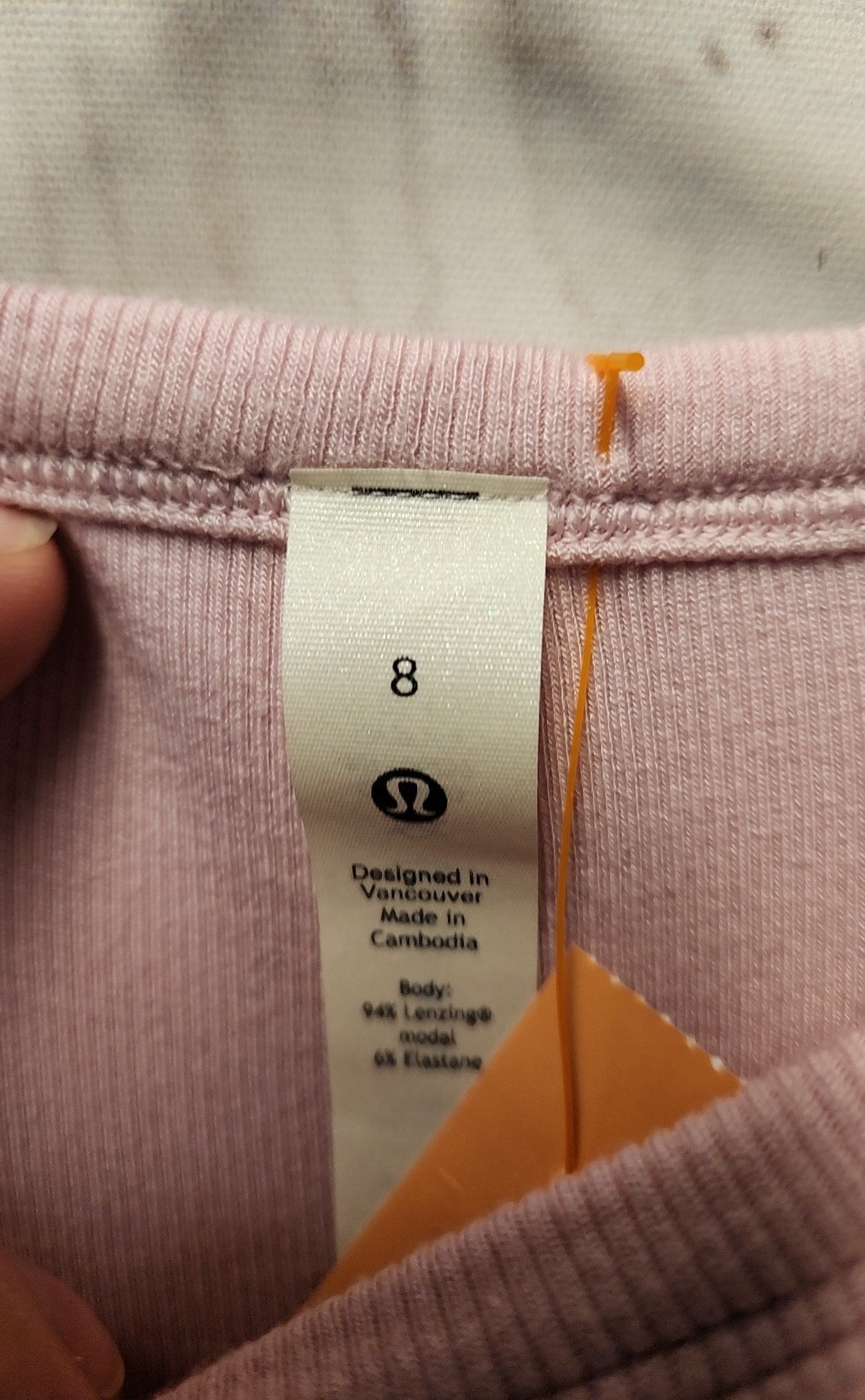 Lululemon Women's Size 8 Pink Long Sleeve Top