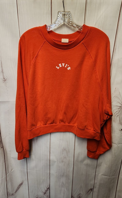 Levis Women's Size XL Orange Sweatshirt