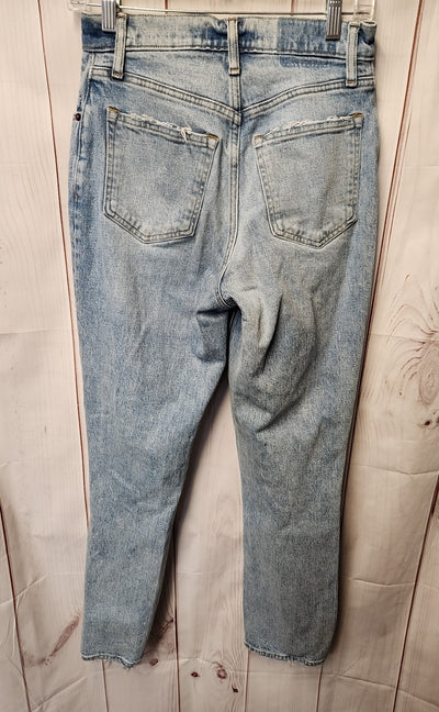 Abercrombie & Fitch Women's Size 27 (3-4) Blue Jeans The '90s Straight
