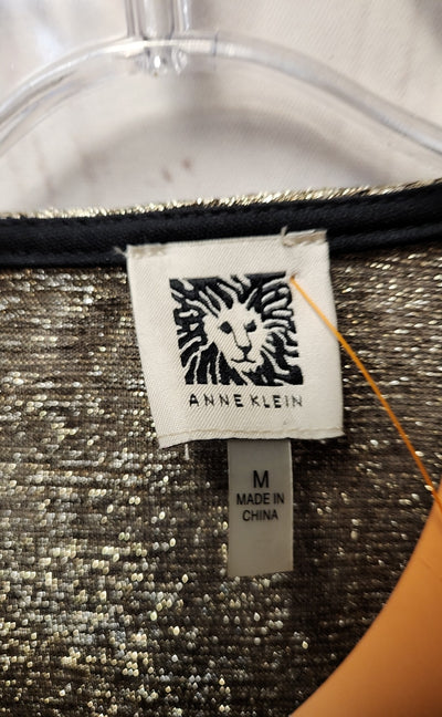 Anne Klein Women's Size M Gold Cardigan