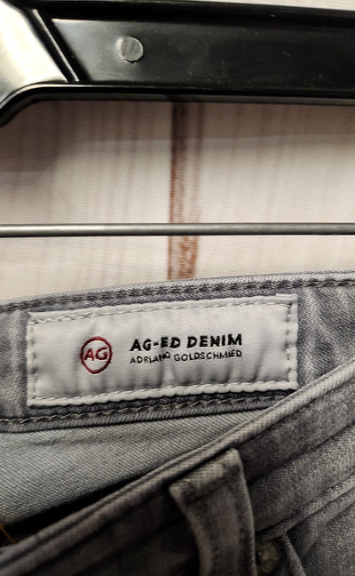 AG Adriano Goldschmied Women's Size 27 (3-4) Gray Jeans The Legging Super Skinny