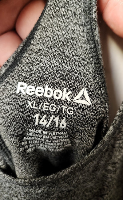 Reebok Women's Size XL Gray Sleeveless Top