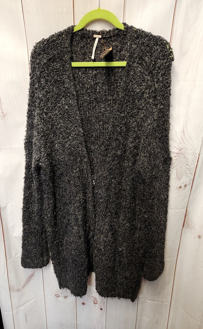 Free People Women's Size S Gray Cardigan