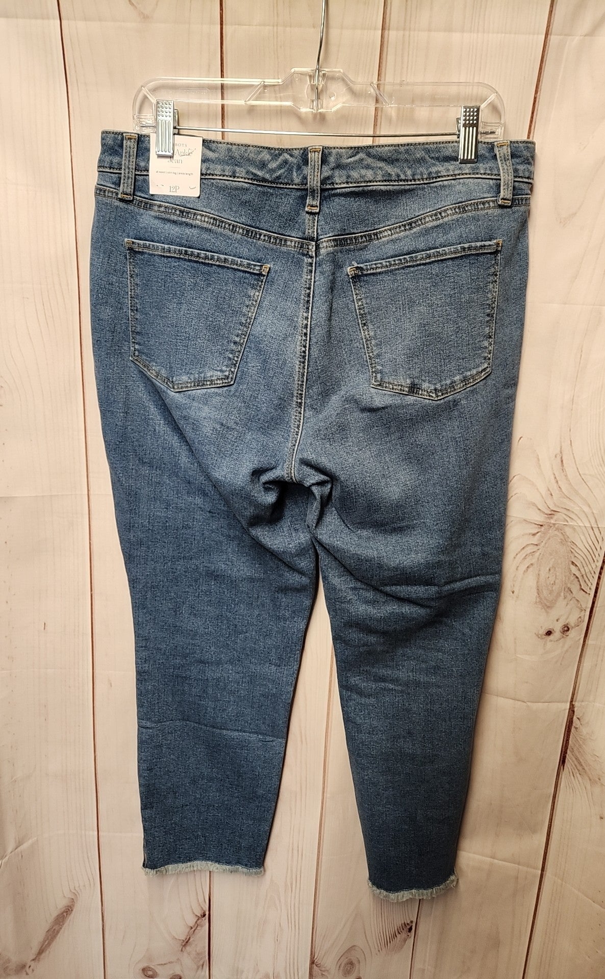NWT Talbots Women's Size 12 Slim Ankle Blue Jeans