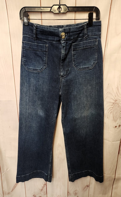Pilcro Women's Size 27 (3-4) Petite Blue Jeans The Skipper