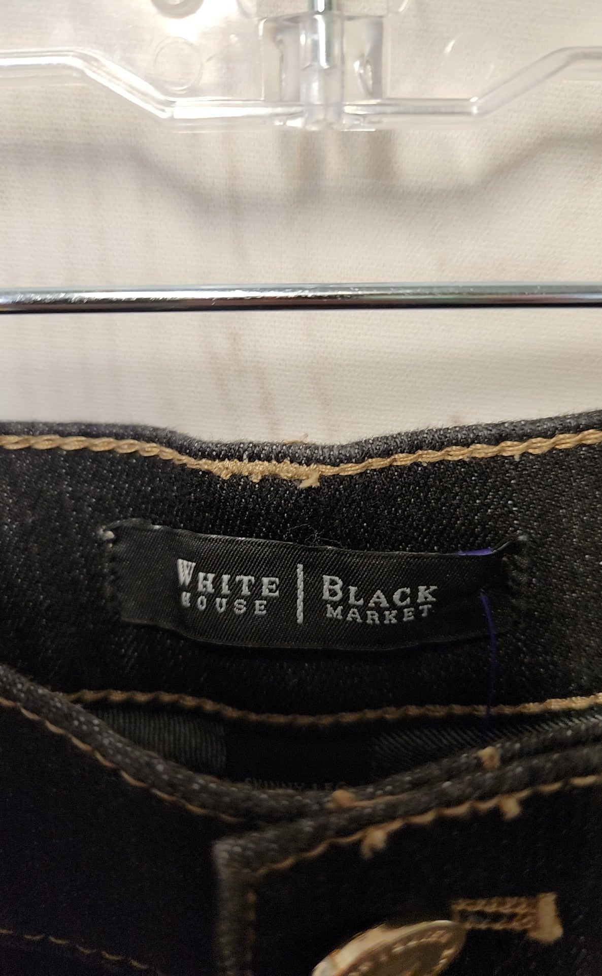 White House Black Market Women's Size S Black Jeans Skinny Leg