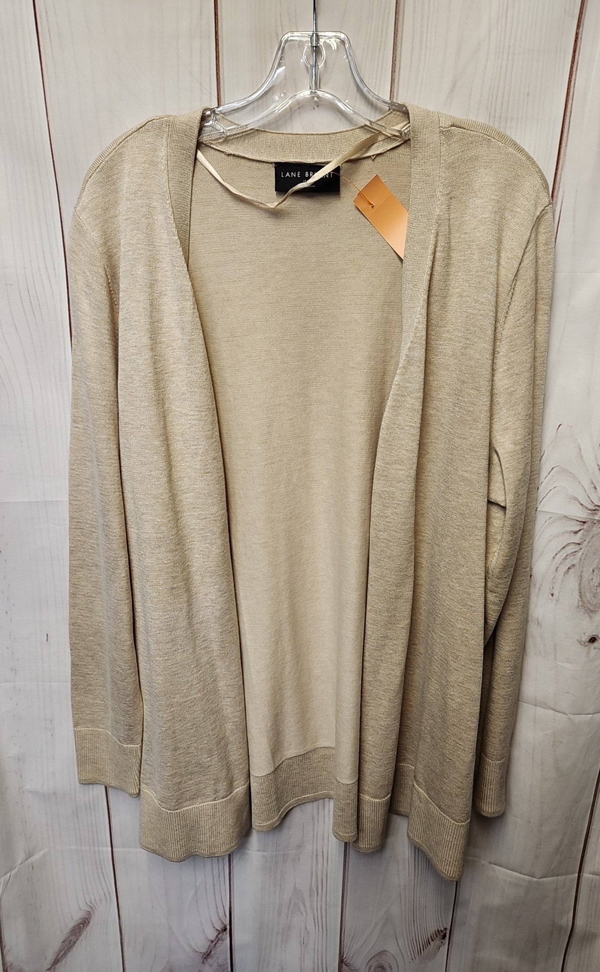 Lane Bryant Women's Size 18/20 Beige Cardigan