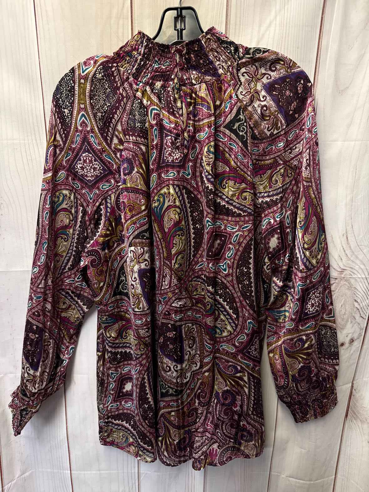 Chico's Women's Size 3 = XL Purple Long Sleeve Top