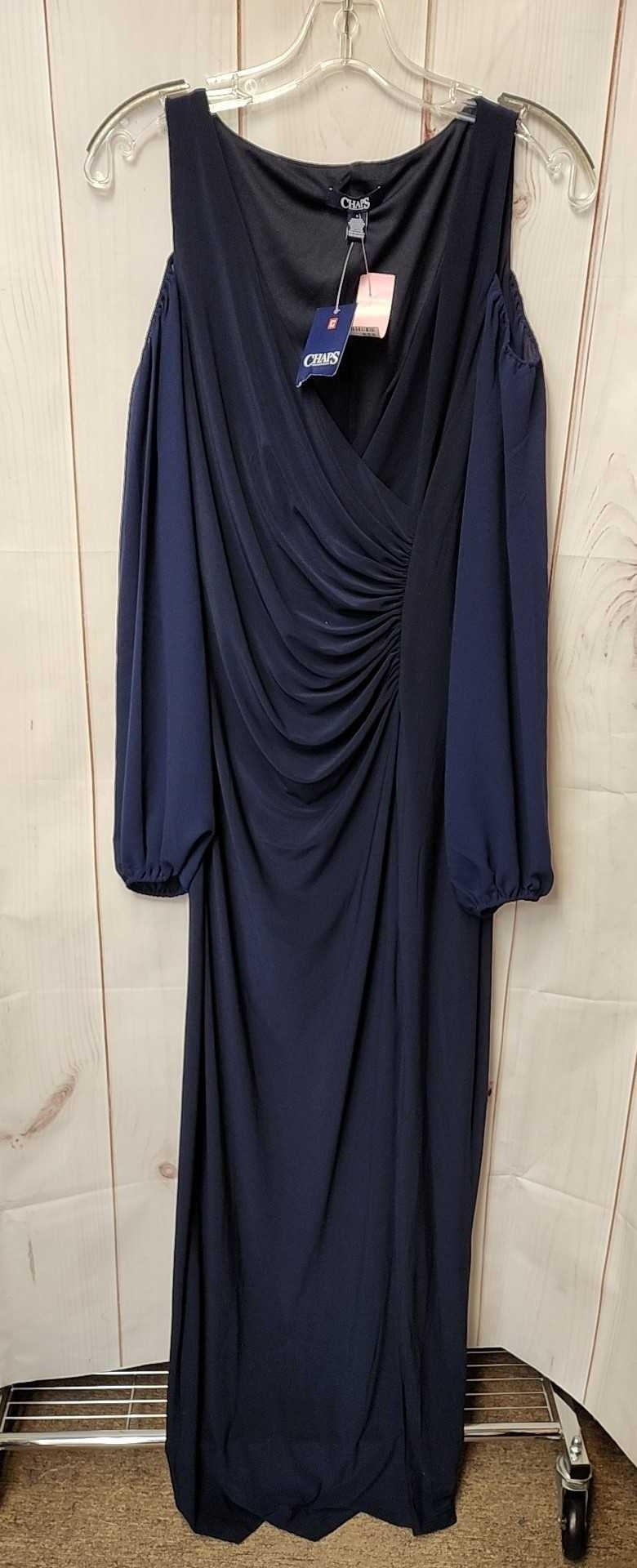 NWT Chaps Women's Size 8 Navy Dress