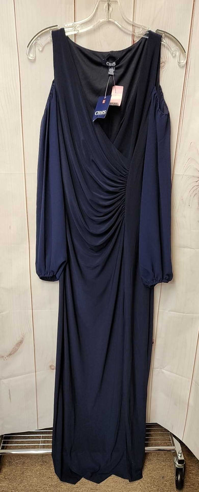 NWT Chaps Women's Size 8 Navy Dress