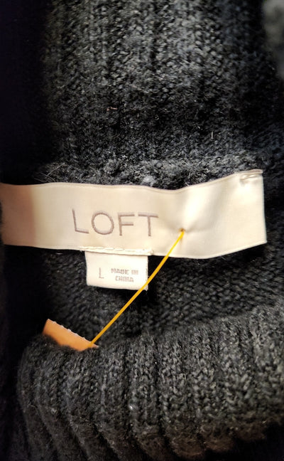 Loft Women's Size L Black Sweater