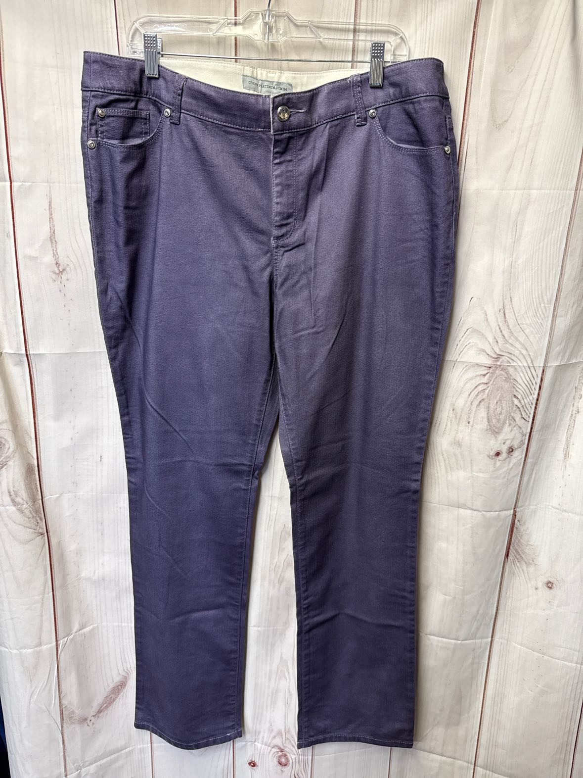 Chico's Women's Size 3 = US 16 Purple Pants