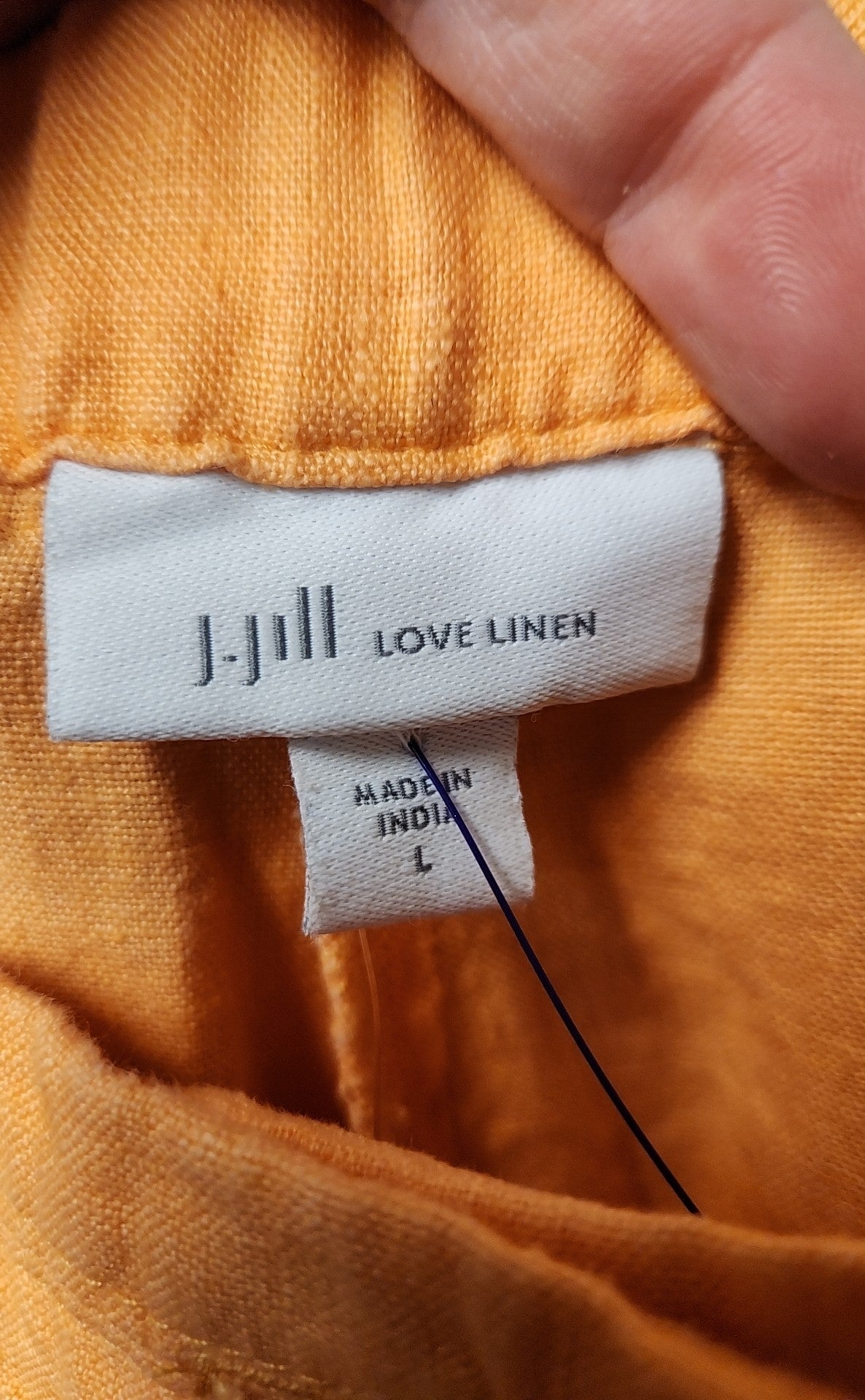 NWT J Jill Women's Size L Peach Linen Pants