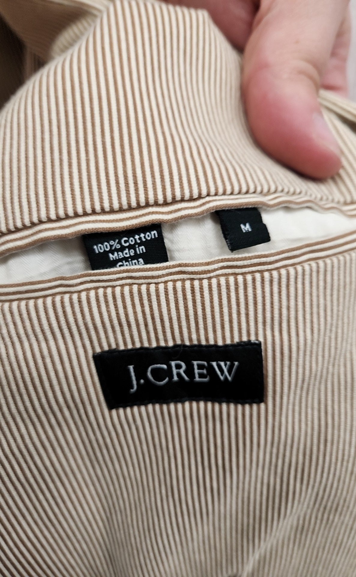 J Crew Men's Size M Brown Cotton Sport Coat