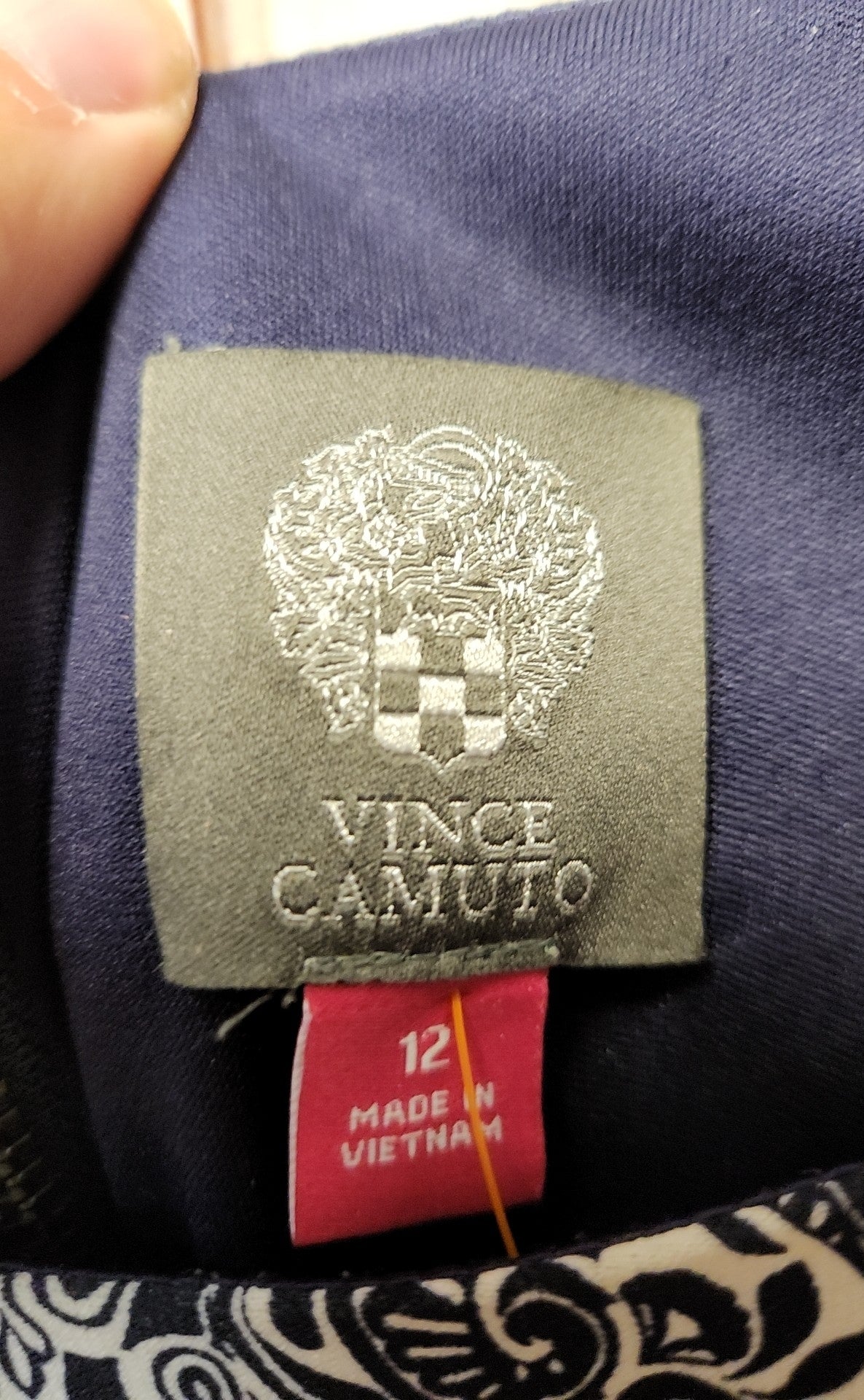 Vince Camuto Women's Size 12 Pink & Blue Dress