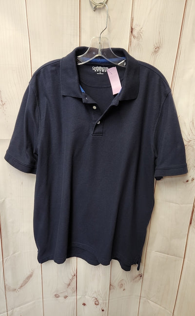 Croft & Barrow Men's Size L Navy Shirt