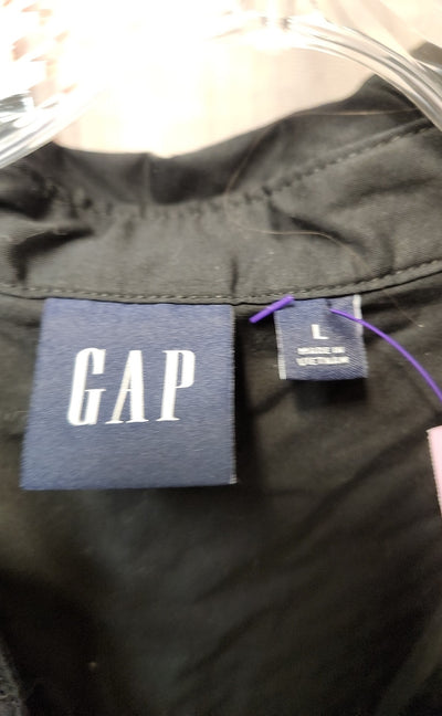 Gap Women's Size L Black Short Sleeve Top