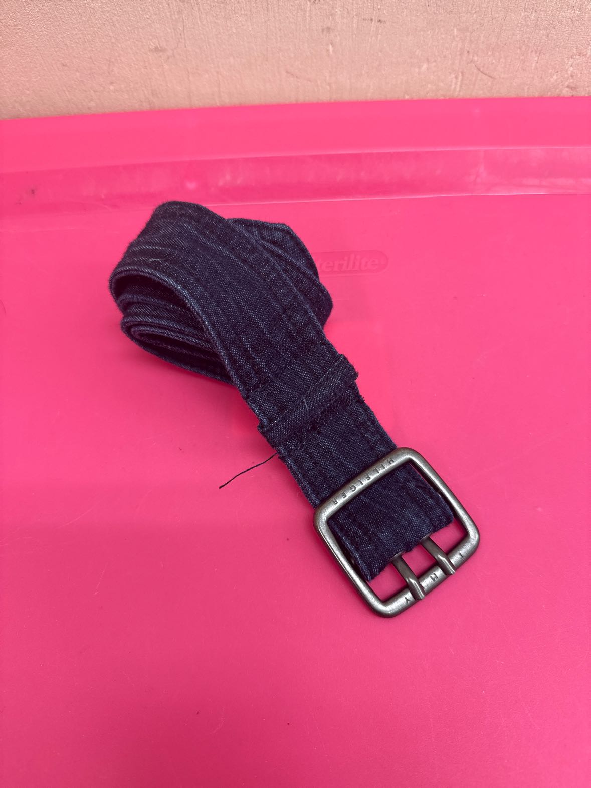 Tommy Hilfiger Size S Blue Denim Belt