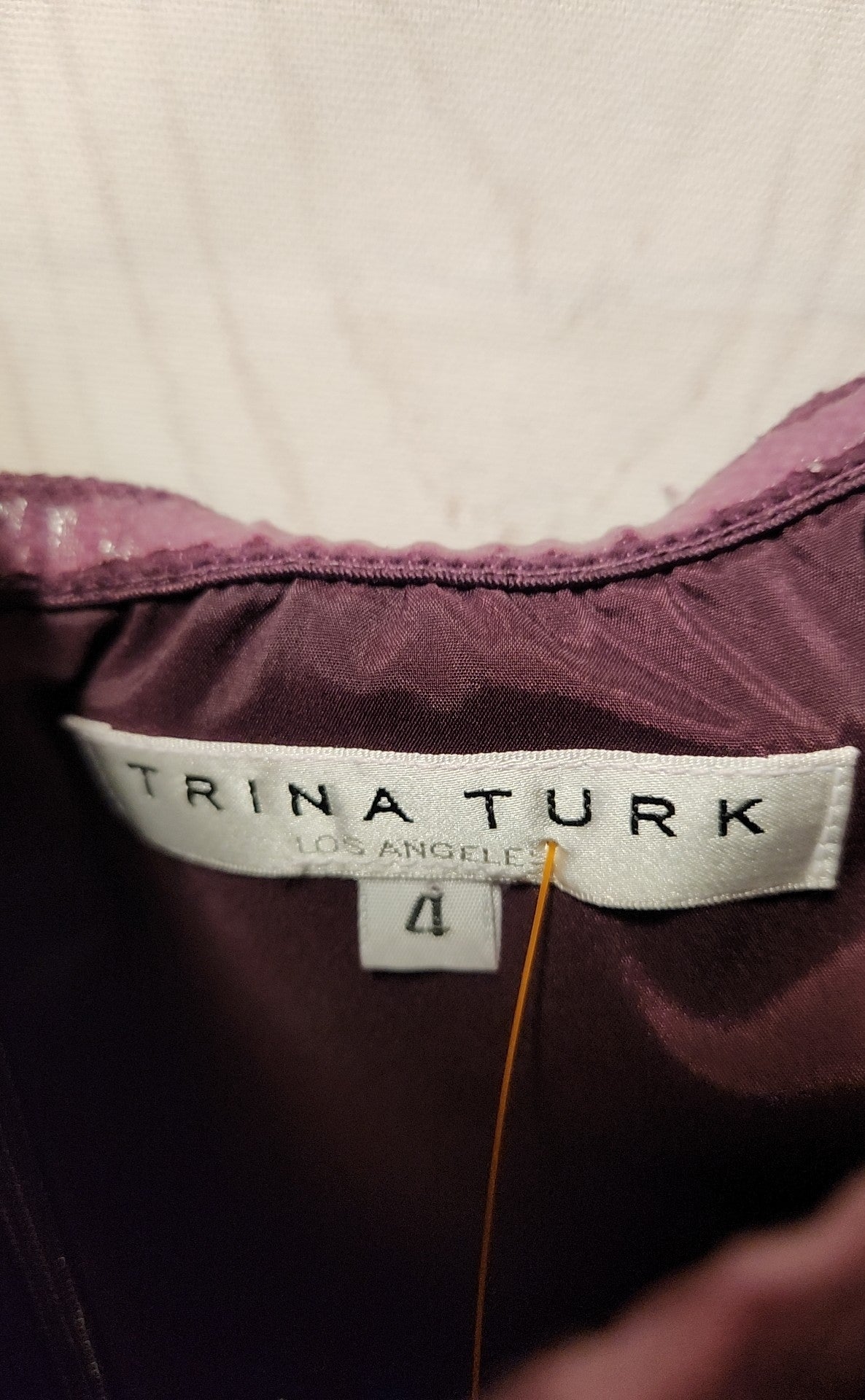 Trina Turk Women's Size 4 Purple Floral Dress
