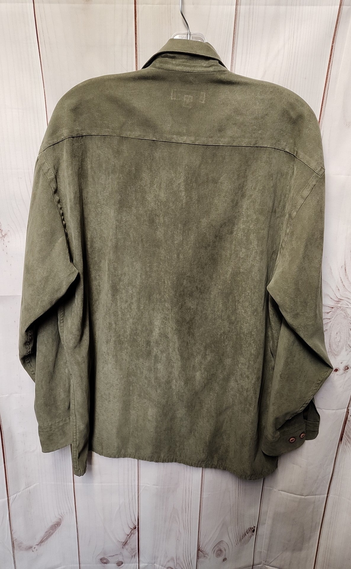 Pierre Cardin Men's Size M Olive Green Shirt