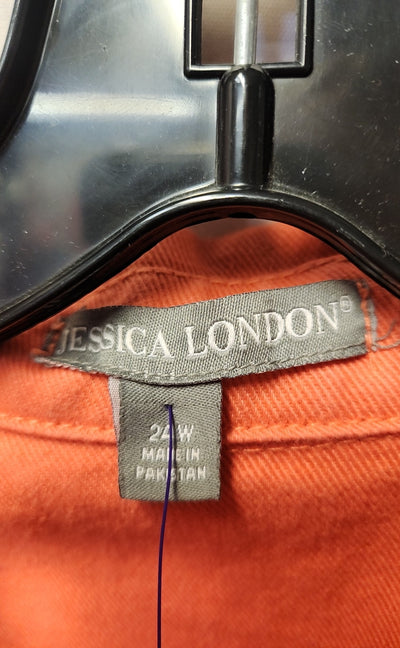 Jessica London Women's Size 24 Coral Jacket