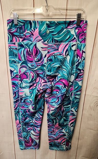 Lilly Pulitzer Women's Size L Teal Leggings