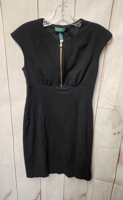 Lauren by Ralph Lauren Women's Size 2 Petite Black Dress