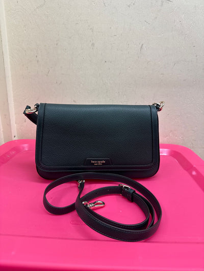 Kate Spade Hudson Medium Convertible Flap Green Leather Purse Bag