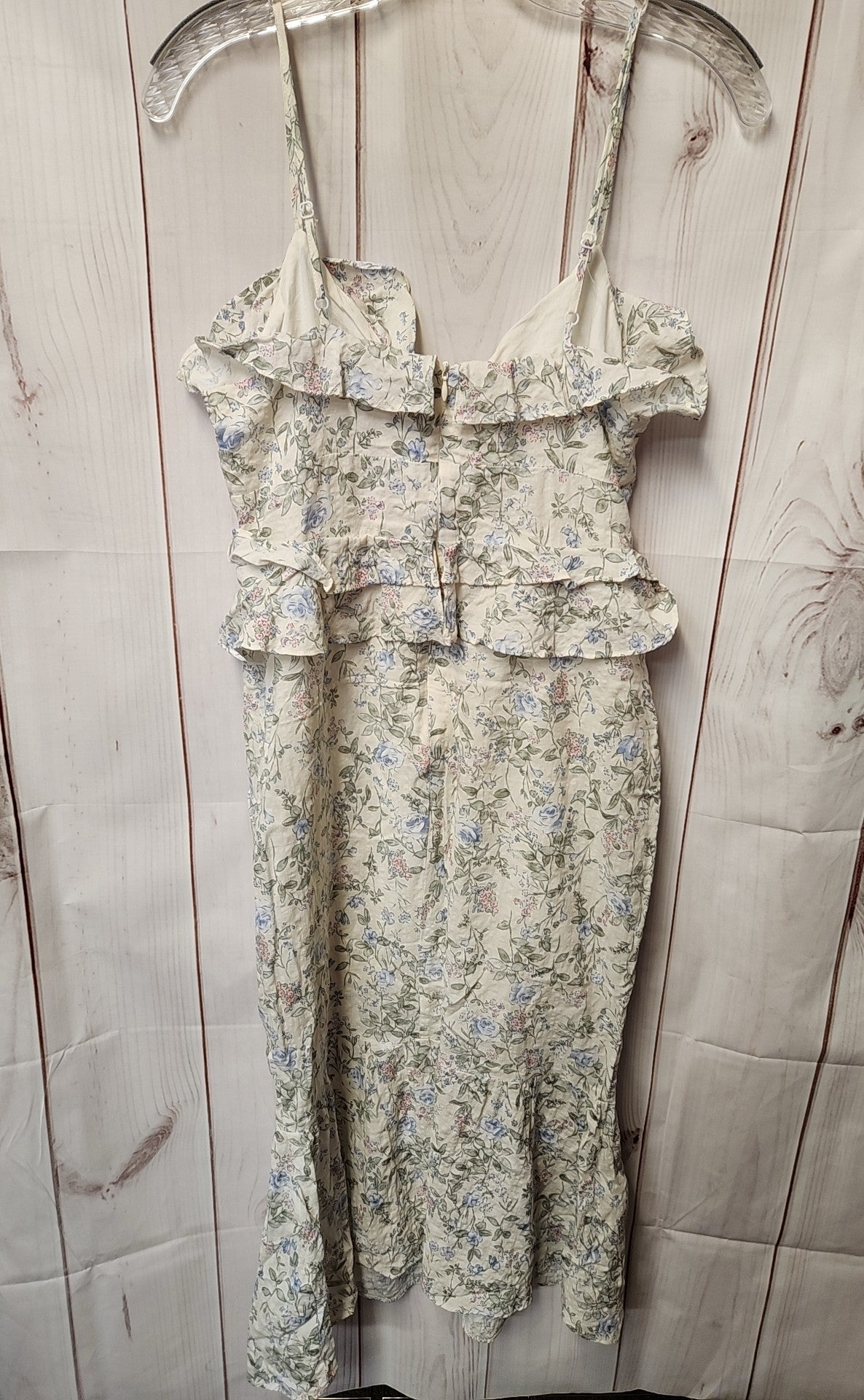 Sweet Pot Women's Size 10 White Floral Dress
