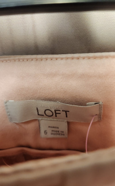 Loft Women's Size 6 Peach Pants