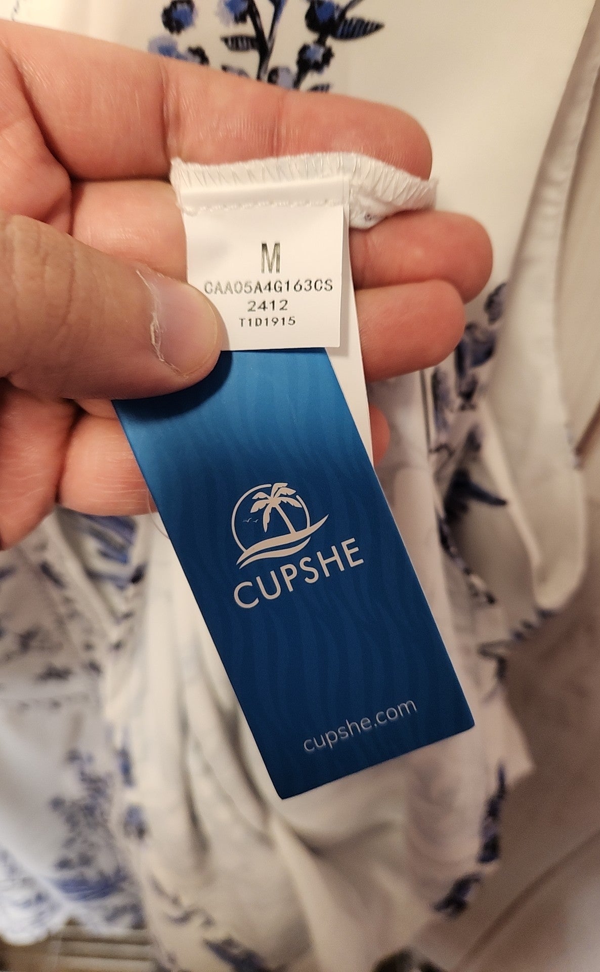 NWT Cupshe Women's Size M White Dress