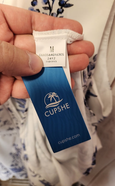 NWT Cupshe Women's Size M White Dress