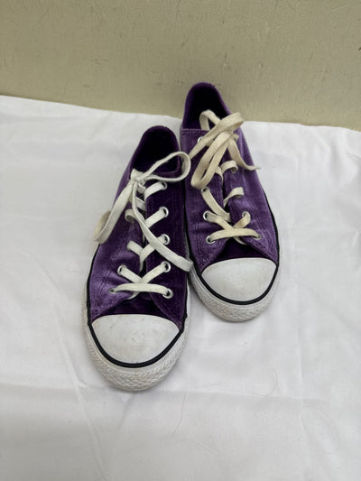 Converse Girl's Size 3 Purple Shoes