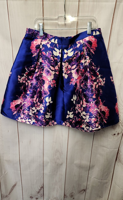 BCX Girl's Size 16 Blue & Pink Skirt