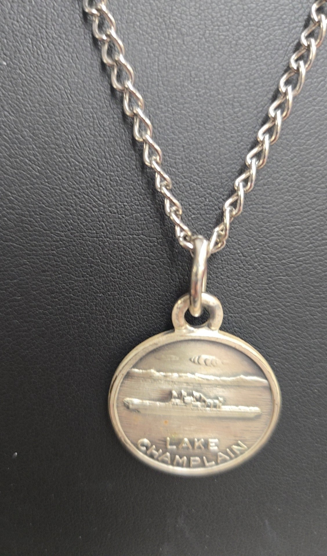Lake Champlain Silver Necklace