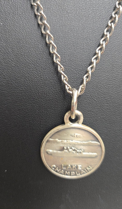 Lake Champlain Silver Necklace