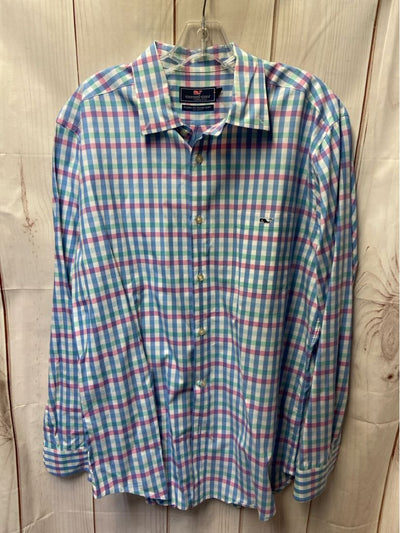 Vineyard Vines Men's Size L Blue Shirt