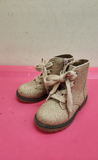 Cat & Jack Girl's Size 7 Gold Boots