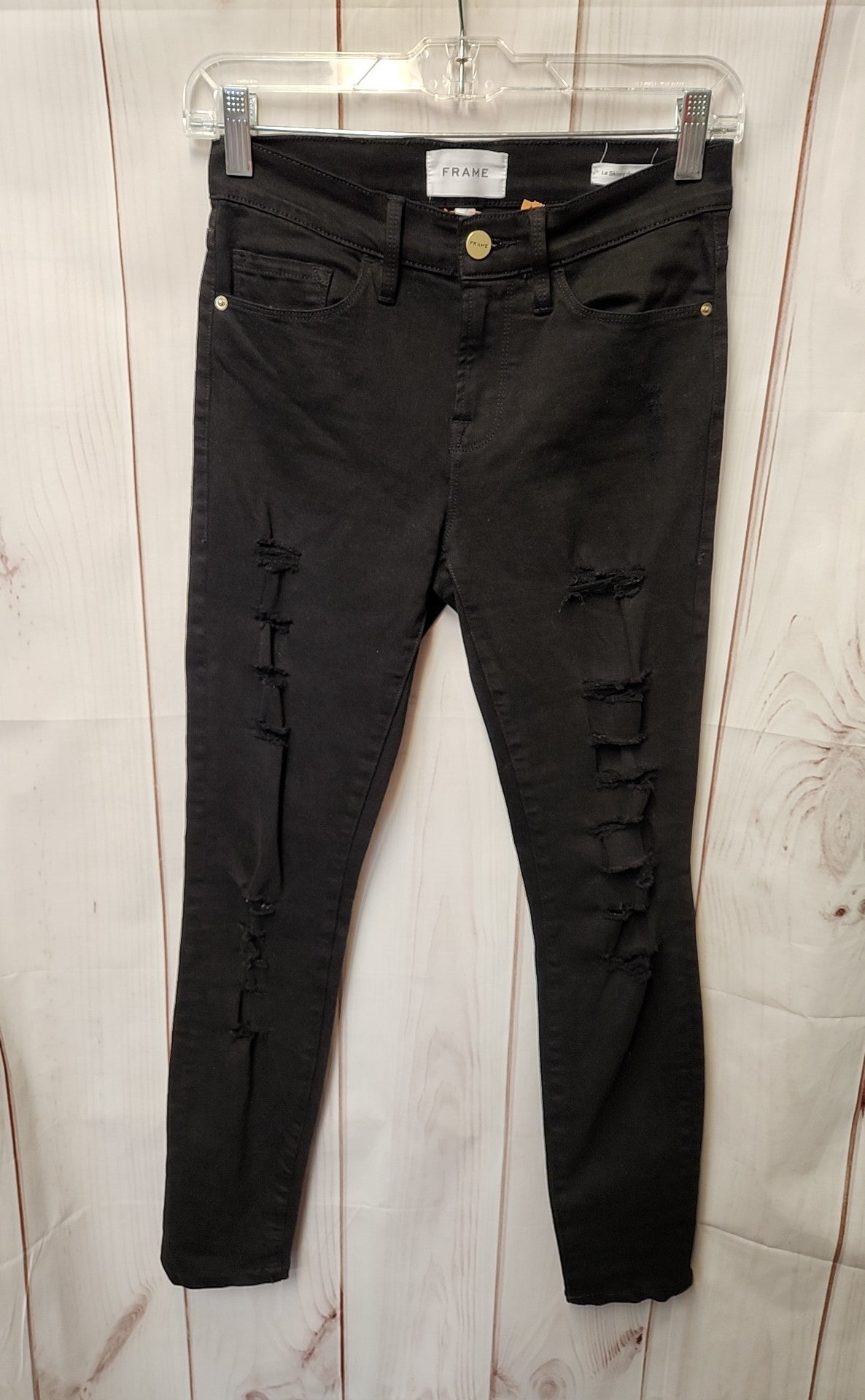 Frame Women's Size 25 (0) Black Jeans Le Skinny de Jeane
