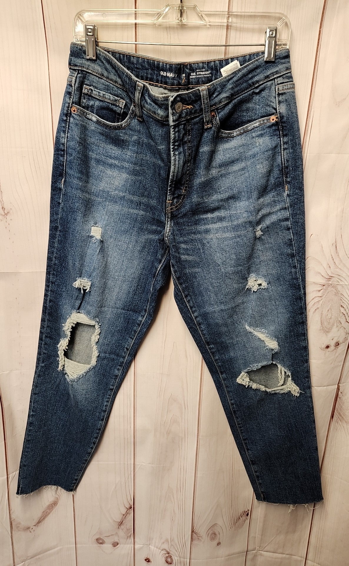 Old Navy Women's Size 30 (9-10) Blue Jeans High Rise O.G. Straight