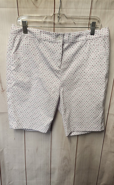Ping Women's Size 10 White & Pink Shorts