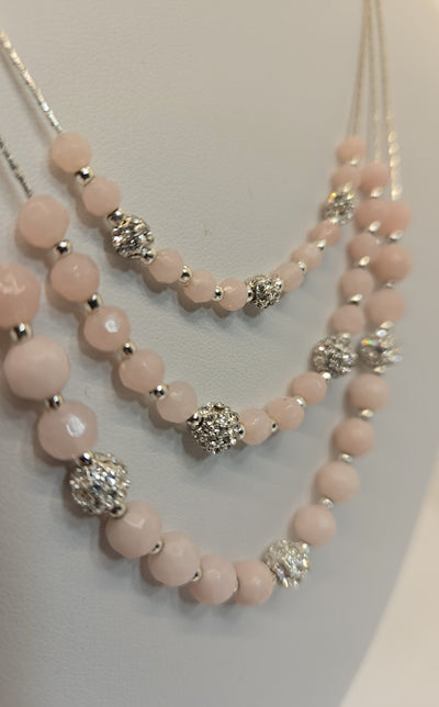 Pink Beaded Necklace