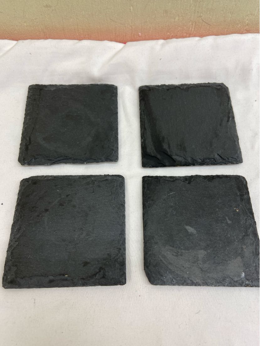 4PCS Slate Coasters