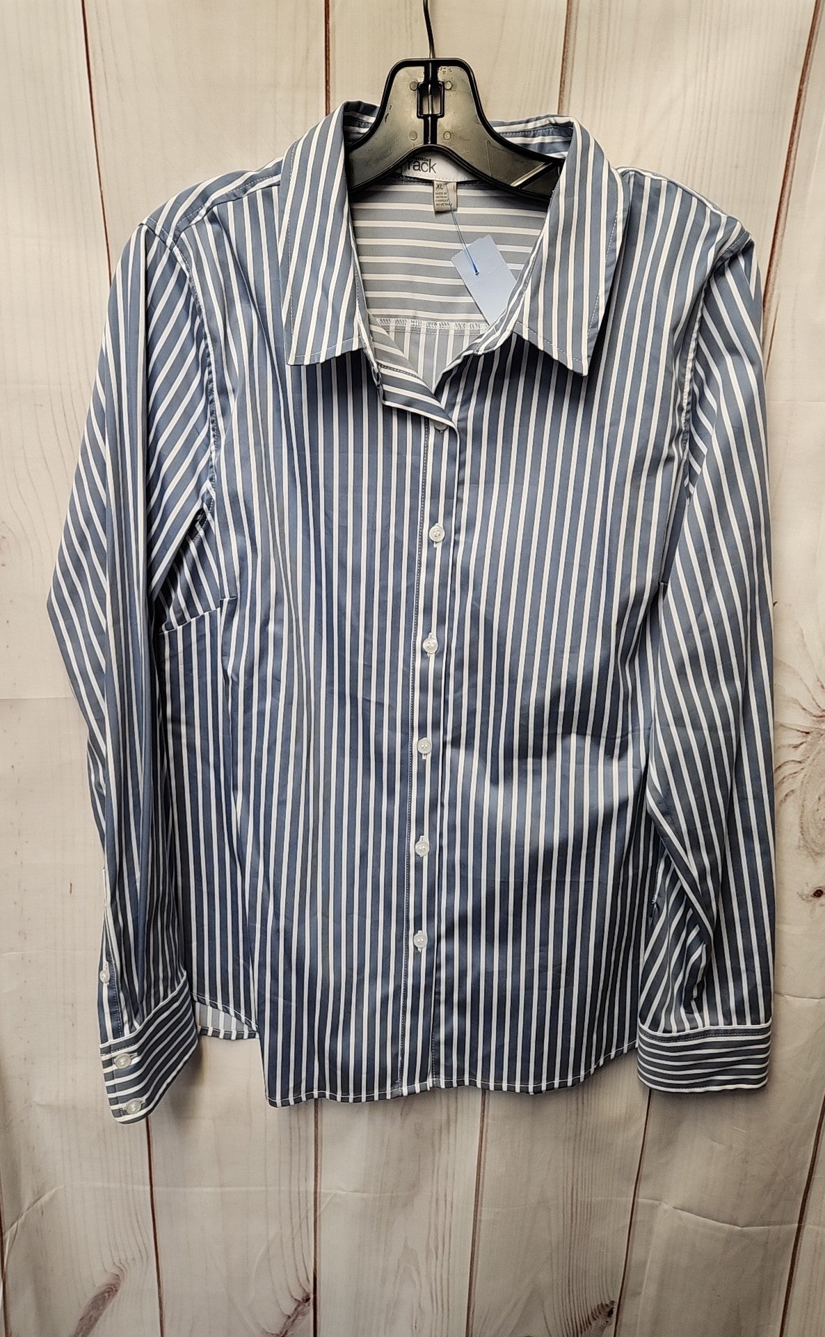 Nordstrom Women's Size XL Blue Long Sleeve Top