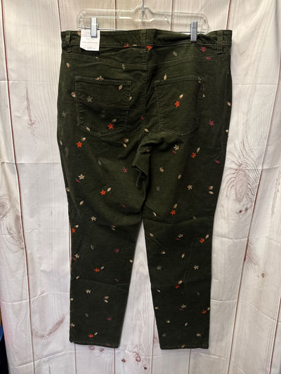 NWT Talbots Women's Size 14 Green Pants