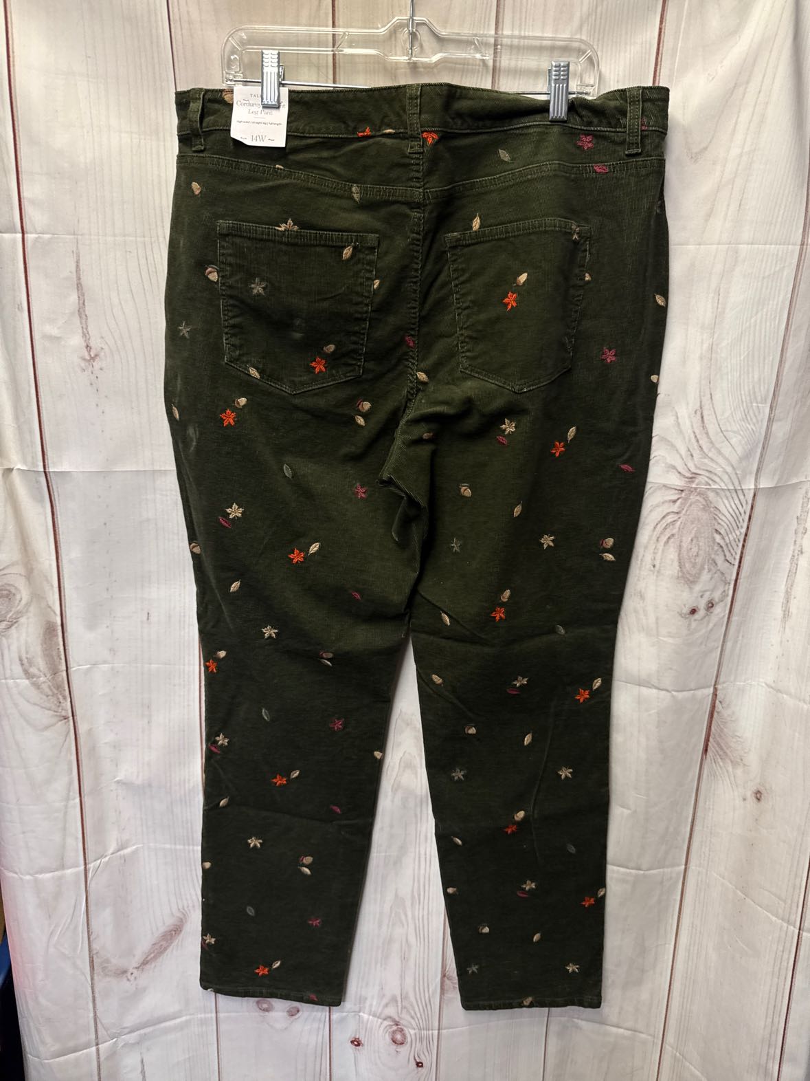 NWT Talbots Women's Size 14 Green Pants