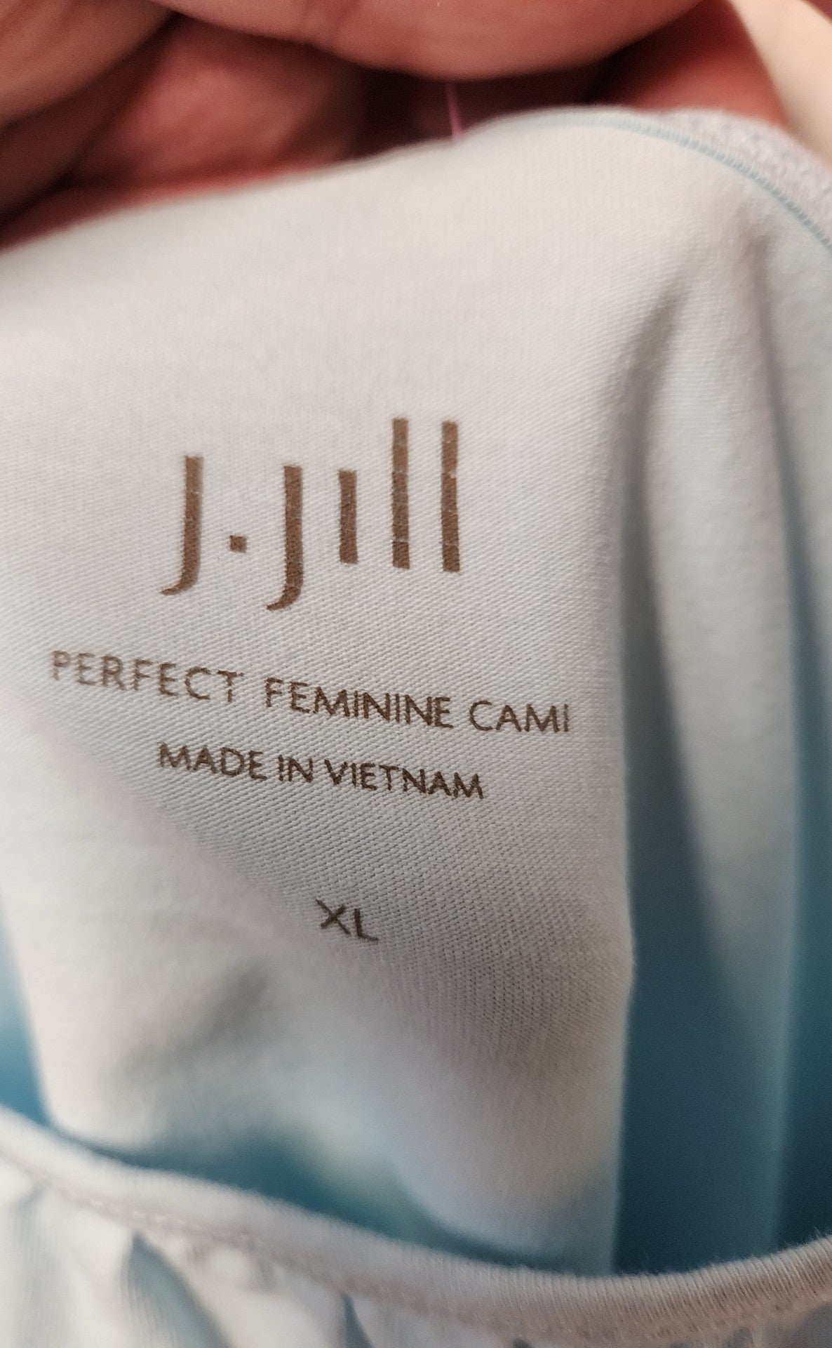 J Jill Women's Size XL Light Blue Sleeveless Top