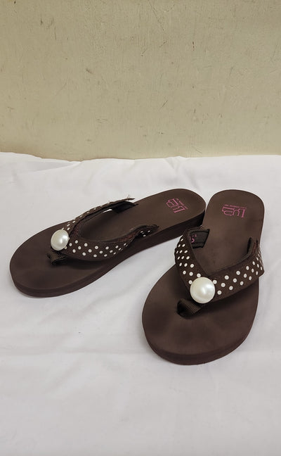Lulu Designs Switchflops Women's Size 8 Brown Sandals Shoes
